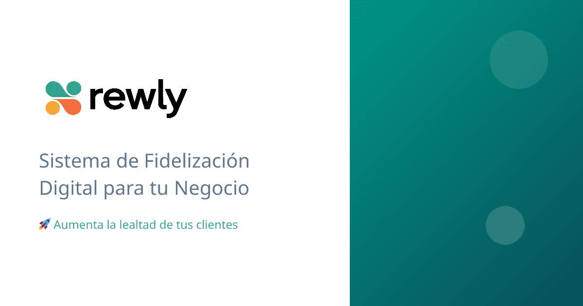 Rewly, sistema de fidelización digital